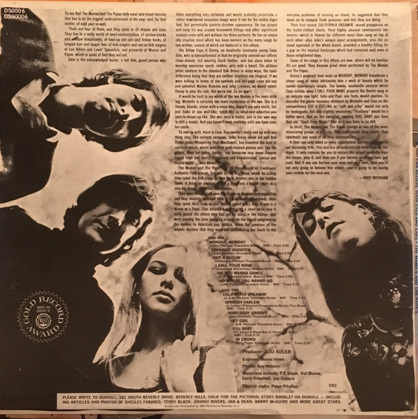 The Mamas & The Papas : If You Can Believe Your Eyes And Ears (LP, Album, RP)