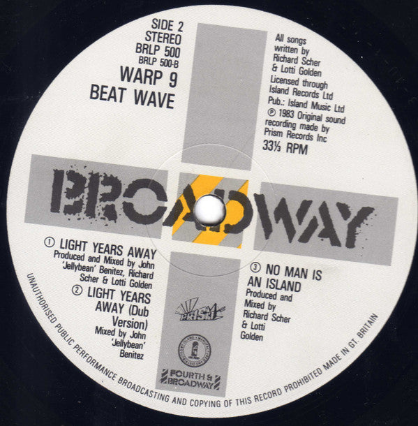 Warp 9 : Beat Wave (LP, Album)