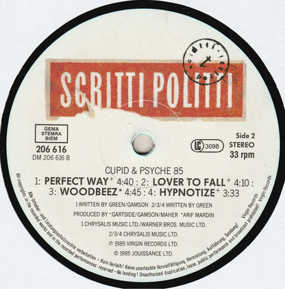 Scritti Politti : Cupid & Psyche 85 (LP, Album)