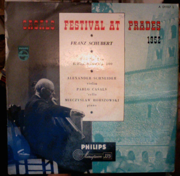 Franz Schubert, Pablo Casals : Festival De Prades 1952 (LP, Mono)