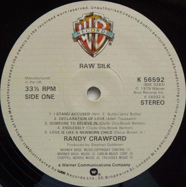 Randy Crawford : Raw Silk (LP, Album)