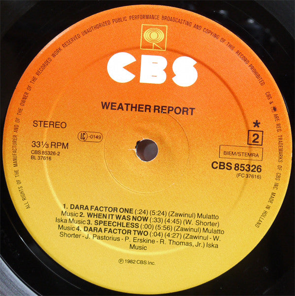 Weather Report : Weather Report (LP, Album)