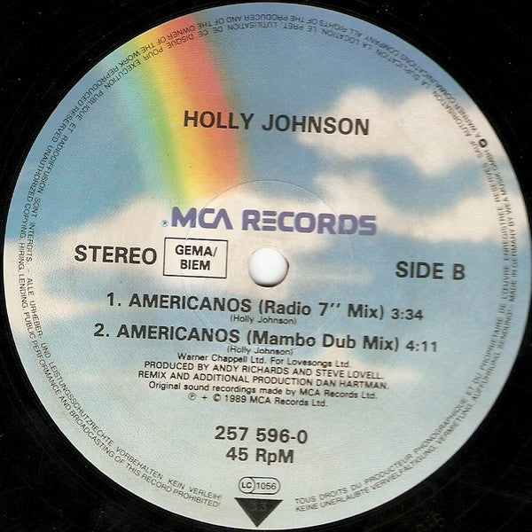 Holly Johnson : Americanos (12")