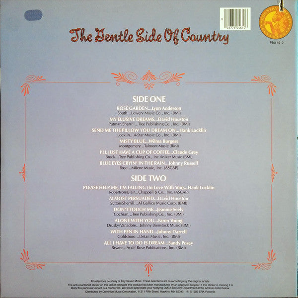 Various : The Gentle Side Of Country (LP, Comp)