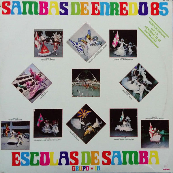 Various : Sambas De Enredo 85 - Escolas De Samba Grupo 1B (LP, Album)