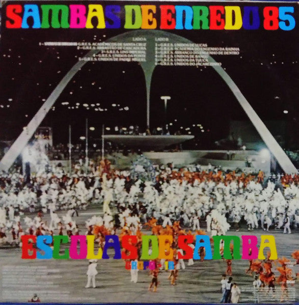 Various : Sambas De Enredo 85 - Escolas De Samba Grupo 1B (LP, Album)