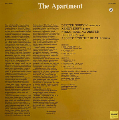 Dexter Gordon Quartet : The Apartment (LP)