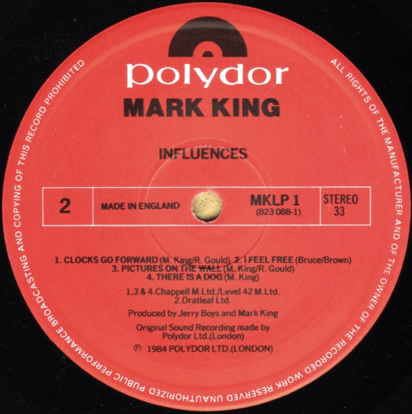 Mark King : Influences (LP, Album)
