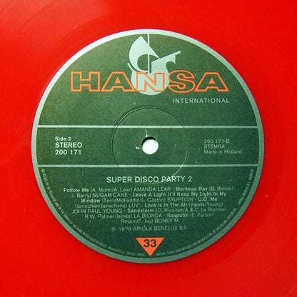 Various : Super Disco Party 2 (LP, Comp, Red)
