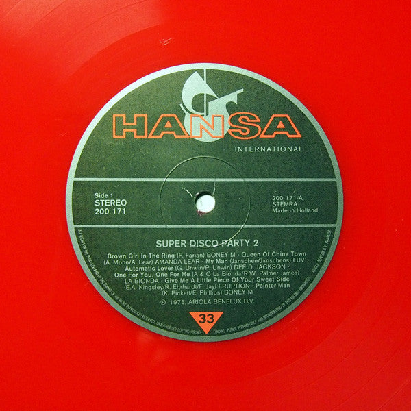 Various : Super Disco Party 2 (LP, Comp, Red)