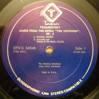 Pyotr Ilyich Tchaikovsky, János Fürst, Bamberger Symphoniker : Orchestral Music From The Operas (LP, Quad)