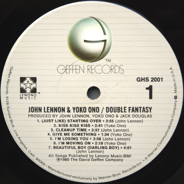 John Lennon & Yoko Ono : Double Fantasy (LP, Album, Los)