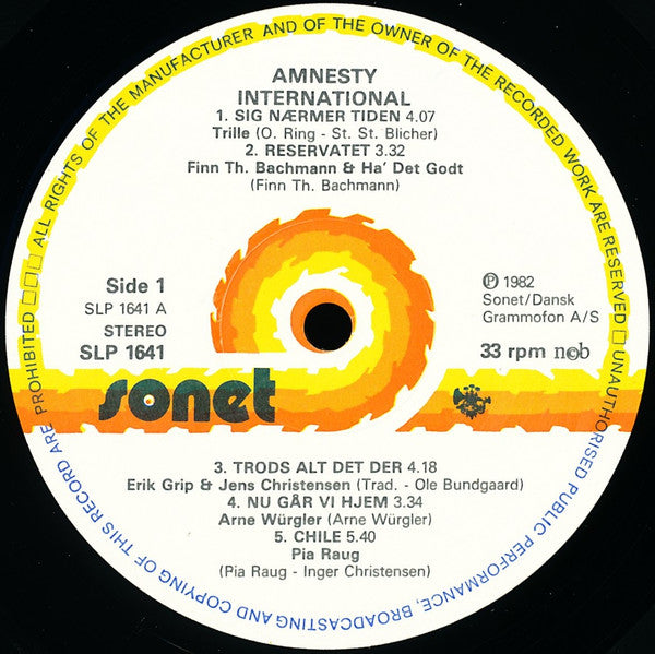 Various : Amnesty International (LP, Album)