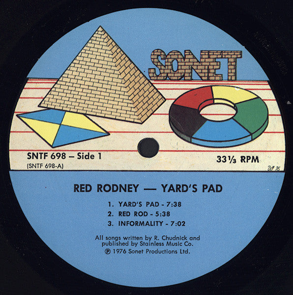 Red Rodney : Yard's Pad (LP, Album)