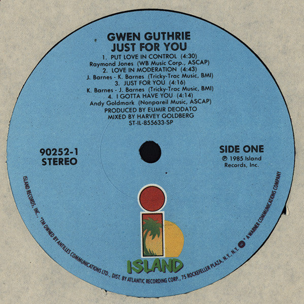 Gwen Guthrie : Just For You (LP, Album)