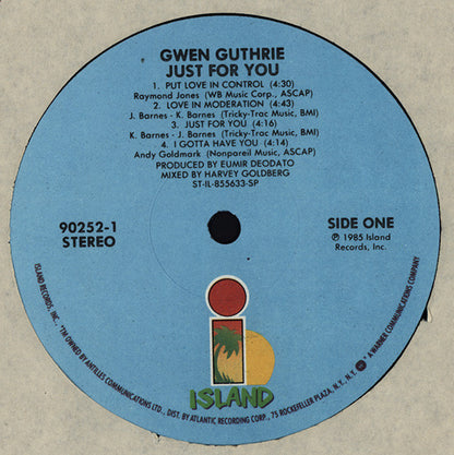 Gwen Guthrie : Just For You (LP, Album)