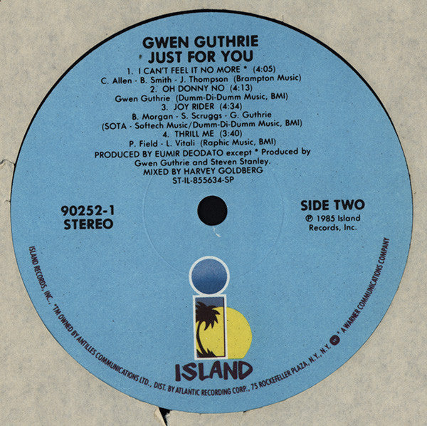 Gwen Guthrie : Just For You (LP, Album)