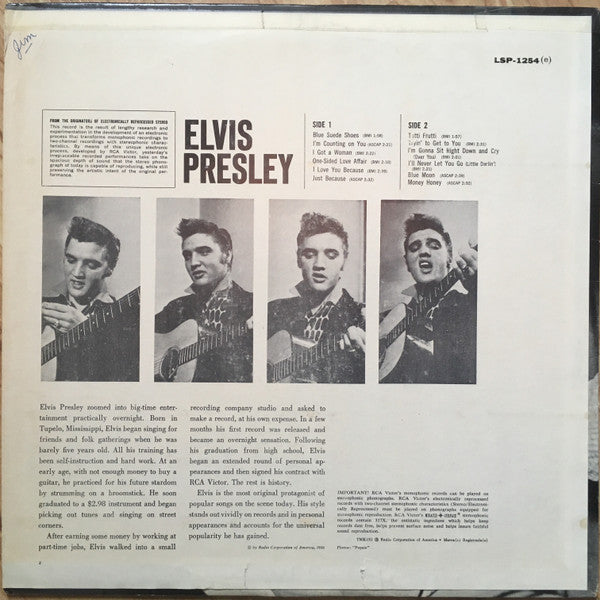 Elvis Presley : Elvis Presley (LP, Album, RE,  In)