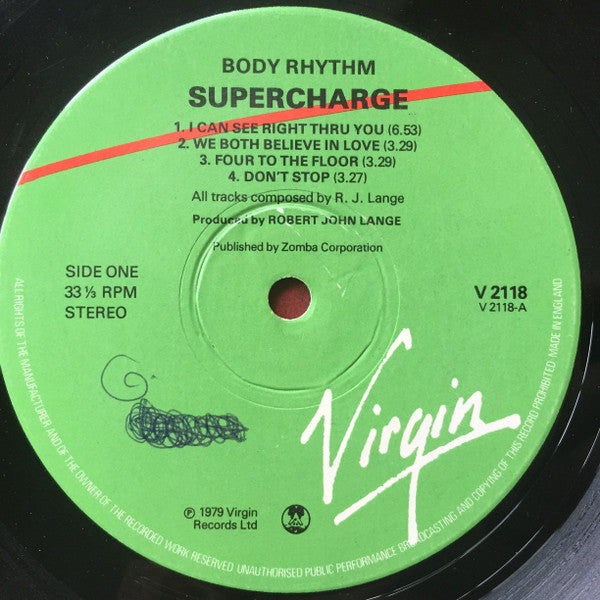 Supercharge (2) : Body Rhythm (LP)