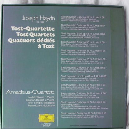 Joseph Haydn, Amadeus-Quartett : Tost Quartets Op.54 Op.55 Op. 64 (6xLP + Box)