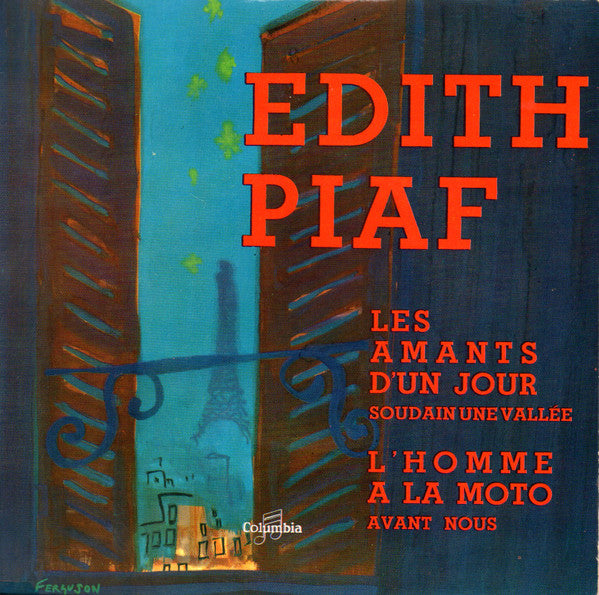 Edith Piaf : Les Amants D'un Jour (7", EP)