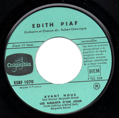 Edith Piaf : Les Amants D'un Jour (7", EP)