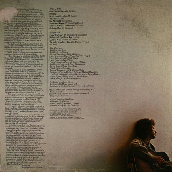 Johnny Rivers : Blue Suede Shoes (LP, Album, Ter)