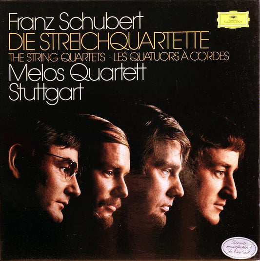 Franz Schubert, Melos Quartett : Die Streichquartette (7xLP, Comp + Box)