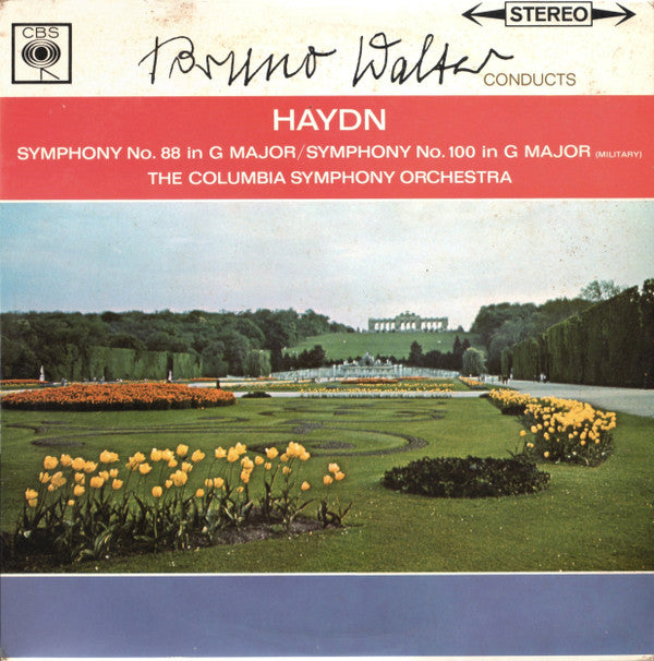 Bruno Walter Conducts Joseph Haydn - Columbia Symphony Orchestra : Symphony No. 88 In G Major / Symphony No. 100 In G Major (Military) (LP, Album, RE)