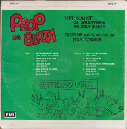 Bent Solhof : Prop og Berta (LP)