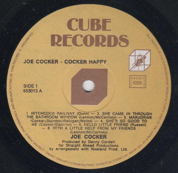 Joe Cocker : Cocker Happy (LP, Comp)