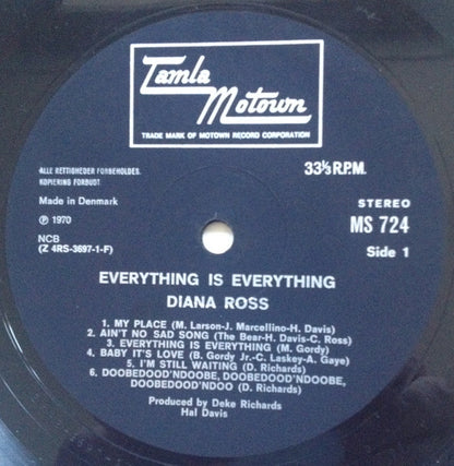 Diana Ross : Everything Is Everything (LP, Album)