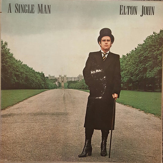 Elton John : A Single Man (LP, Album, Pin)