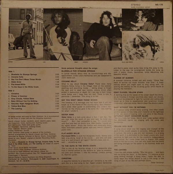 Peter Goldman (2) : Of Cocaine Kelly, Bluebells And Yellow Stars (LP, Album)