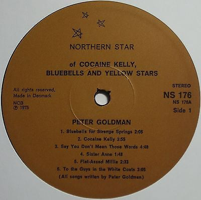 Peter Goldman (2) : Of Cocaine Kelly, Bluebells And Yellow Stars (LP, Album)