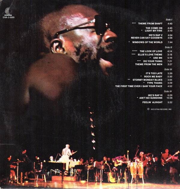 Isaac Hayes : Live At The Sahara Tahoe (2xLP, Album, Gat)