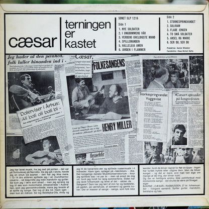 Cæsar : Terningen Er Kastet (LP, Album, RP)