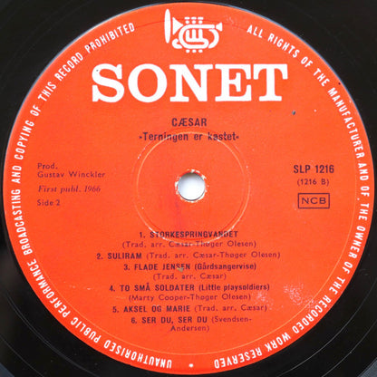 Cæsar : Terningen Er Kastet (LP, Album, RP)