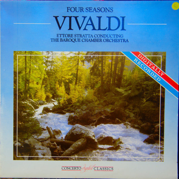 Antonio Vivaldi, The Baroque Chamber Orchestra, Ettore Stratta : Four Seasons (LP)