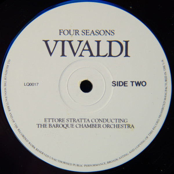 Antonio Vivaldi, The Baroque Chamber Orchestra, Ettore Stratta : Four Seasons (LP)