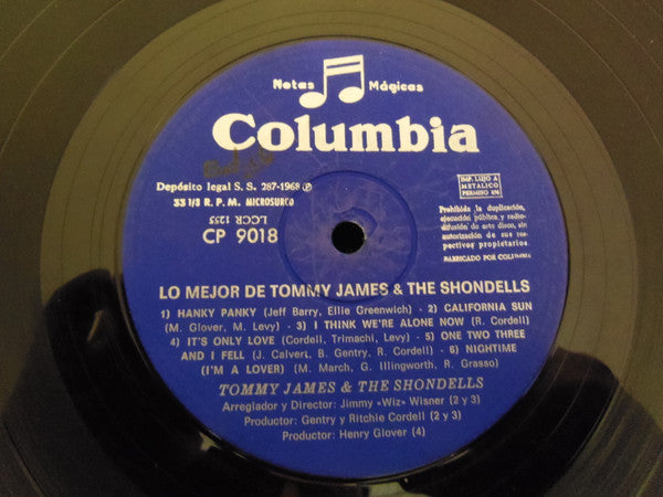 Tommy James & The Shondells : Lo Mejor De Tommy James & The Shondells - Mony Mony (LP, Comp, Mono)