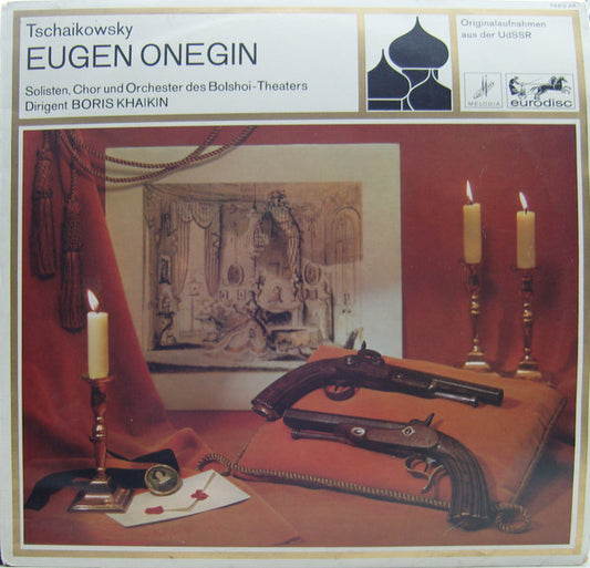 Pyotr Ilyich Tchaikovsky, Bolshoi Theatre Orchestra, Chorus Of The Bolshoi Theatre : Eugen Onegin Grosser Querschnitt - Russich Gesungen (LP)