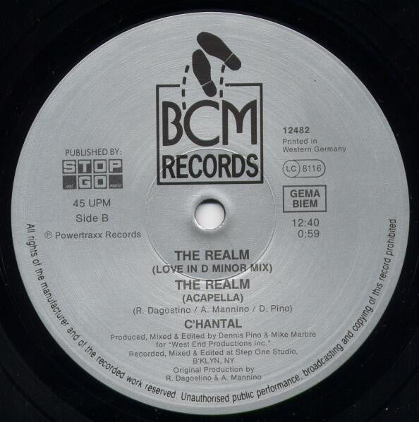 C'hantal : The Realm (12")