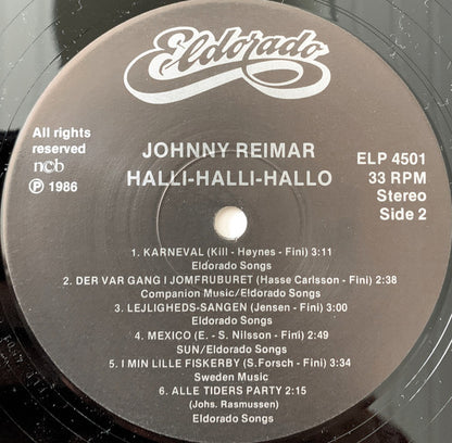 Johnny Reimar : Halli Halli Hallo (LP, Album)