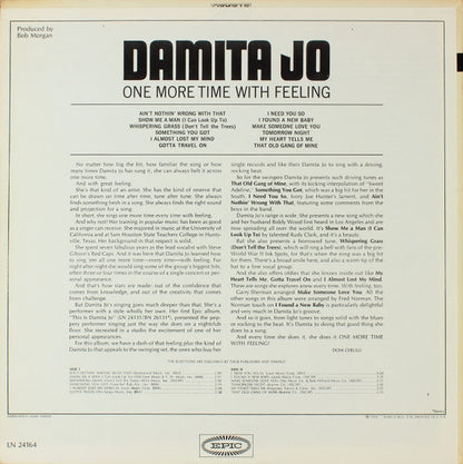 Damita Jo : One More Time With Feeling (LP, Mono)