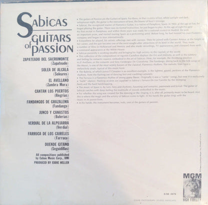 Sabicas : Guitars of Passion (LP, Album, Comp)