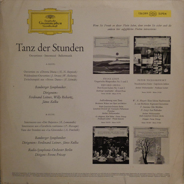 Various : Tanz Der Stunden: Ouvertüren - Intermezzi - Ballettmusik (LP, Comp)