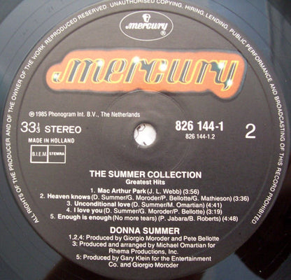 Donna Summer : The Summer Collection (Greatest Hits) (LP, Comp)
