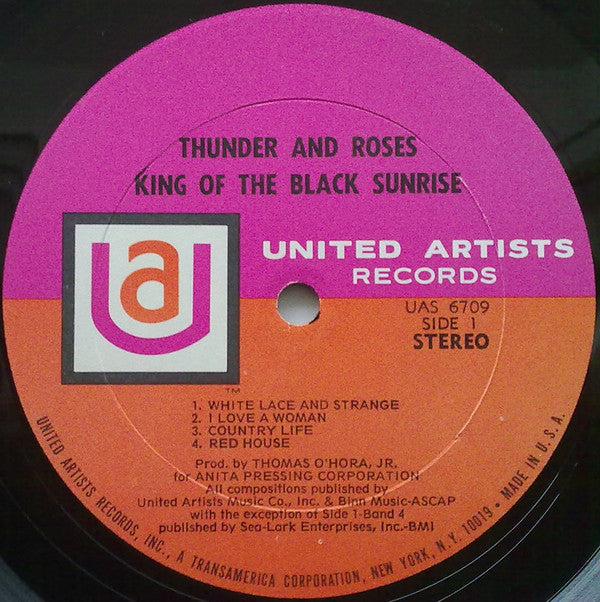 Thunder And Roses : King Of The Black Sunrise (LP, Album)