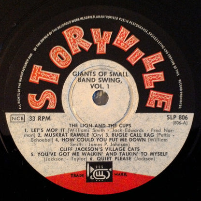 Cliff Jackson, Lil Hardin-Armstrong, Willie "The Lion" Smith : A Reissue Of Some Famous Black And White Masters Vol. 2 (LP, Comp)